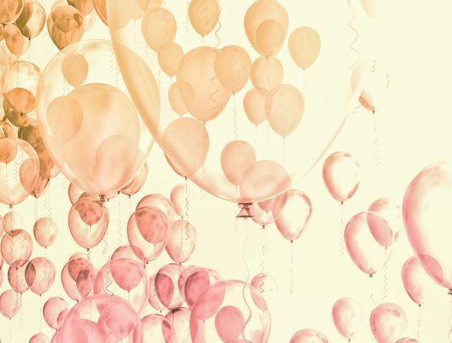 pink ballons